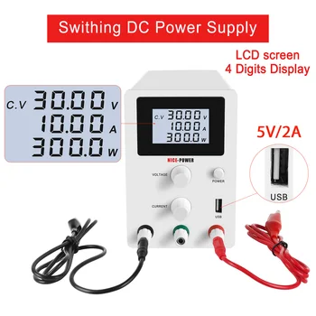 

Mini Adjustable Digital DC Switching power supply 30V 10A laboratory power supplies for laptop phone repair Charge plating