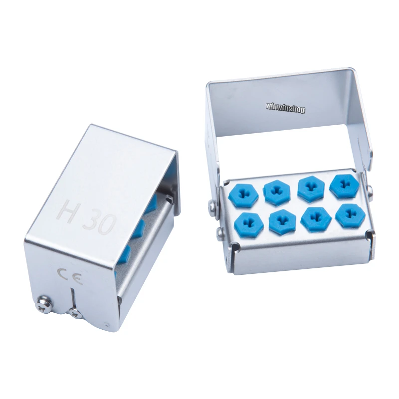 

Best 1pc Dental 8 holes Tray for Implant Drill HP RA FG Bur Sterilization