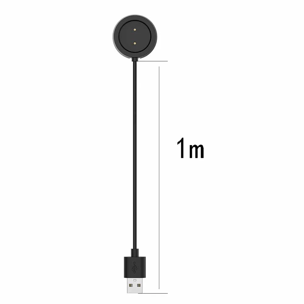 USB зарядное устройство кабель для зарядки 1 м часы Колыбель Док магнитное зарядное устройство кабель синхронизации данных для Huami Amazfit GTS GTR аксессуары