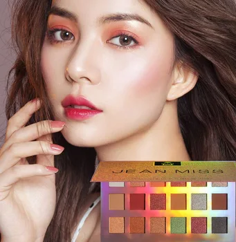 

18 Color Matte Glitter Eyeshadow Palette Eye Makeup Shimmer Shine Pink Pearlescent Lasting Eyeshadow Women Charming Eye Makeup