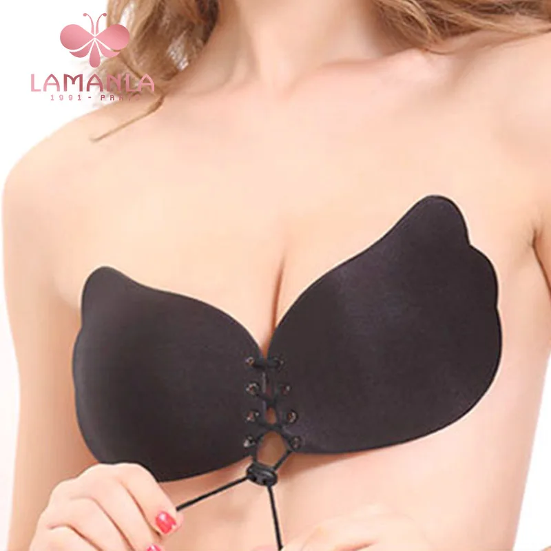 supportive stick on bra