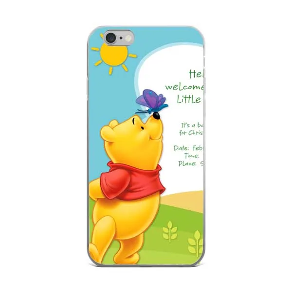 Бежевый The Winnie Pooh Cartoon Naughty Lovely Eeyore PC Mobile Phone Cases For iPhone 5 5S SE 6 6SPlus 7 XR XS Max 8 8Plus X 10 Cover - Цвет: Бежевый