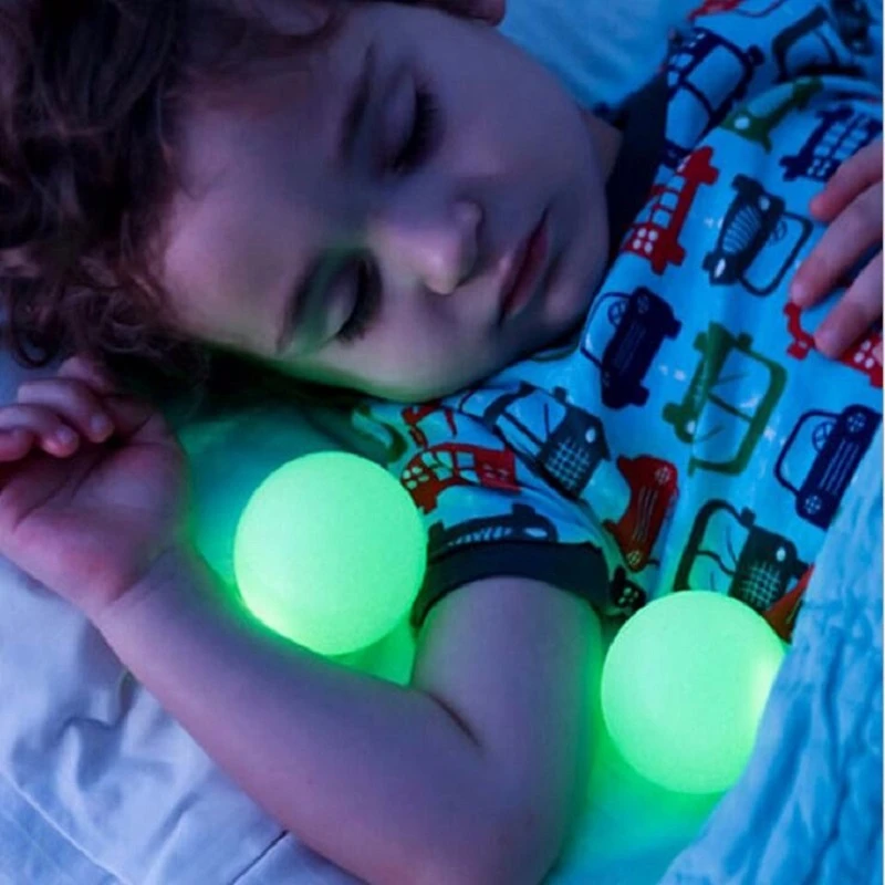 Ночной светильник в виде гриба, цветная светящаяся Светодиодная лампа со съемными шариками, детская спальная игрушка, прикроватная лампа