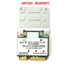 Сетевая плата Atheros AR5BHB92-H 300Mpbs 802.11a/b/g/n Двухдиапазонная 2,4G/5G Mini PCIE Беспроводная N карта AR9280 для windows/Mac
