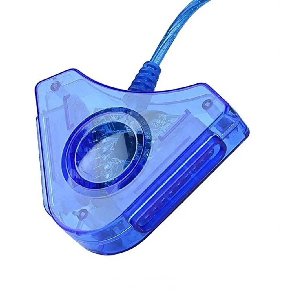 Игровой коврик двойной адаптер конвертер для PS1 PS2 контроллера к ПК USB# BO