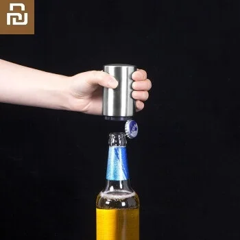 Автоматический штопор из нержавеющей стали Youpin Press one press с магнитом Быстрый для