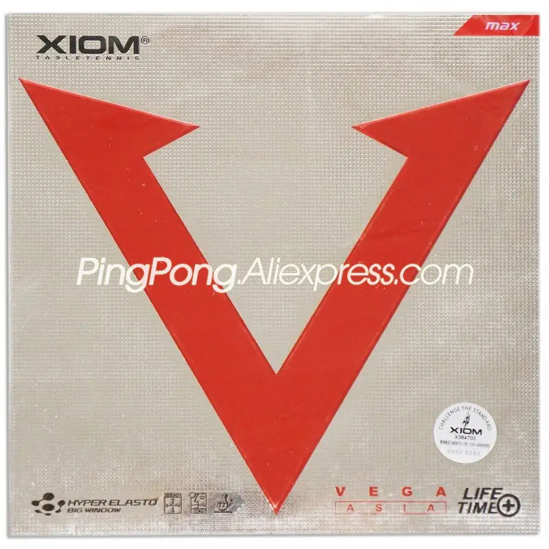 Оригинальная губка для настольного тенниса XIOM VEGA Asia пинг понг|pimple skin|silver rrpimples