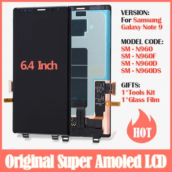 

AMOLED 6.4'' LCD Display Replacement for SAMSUNG GALAXY Note 9 Note9 N960D N960F Display with Touch Screen Digitizer Assembly