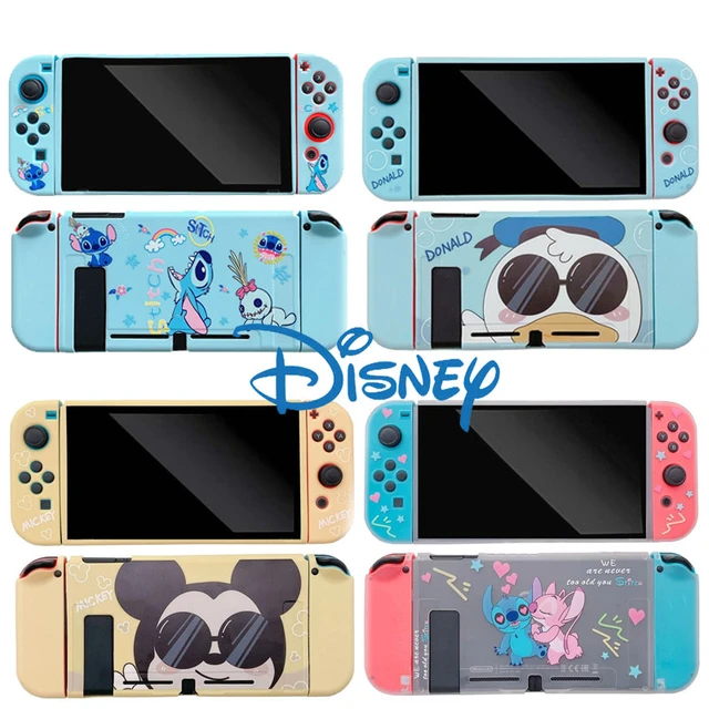 Disney-Coque souple pour Nintendo Switch, Juste de protection, NS TPU  Silicone Dockable Skin Grip Caps