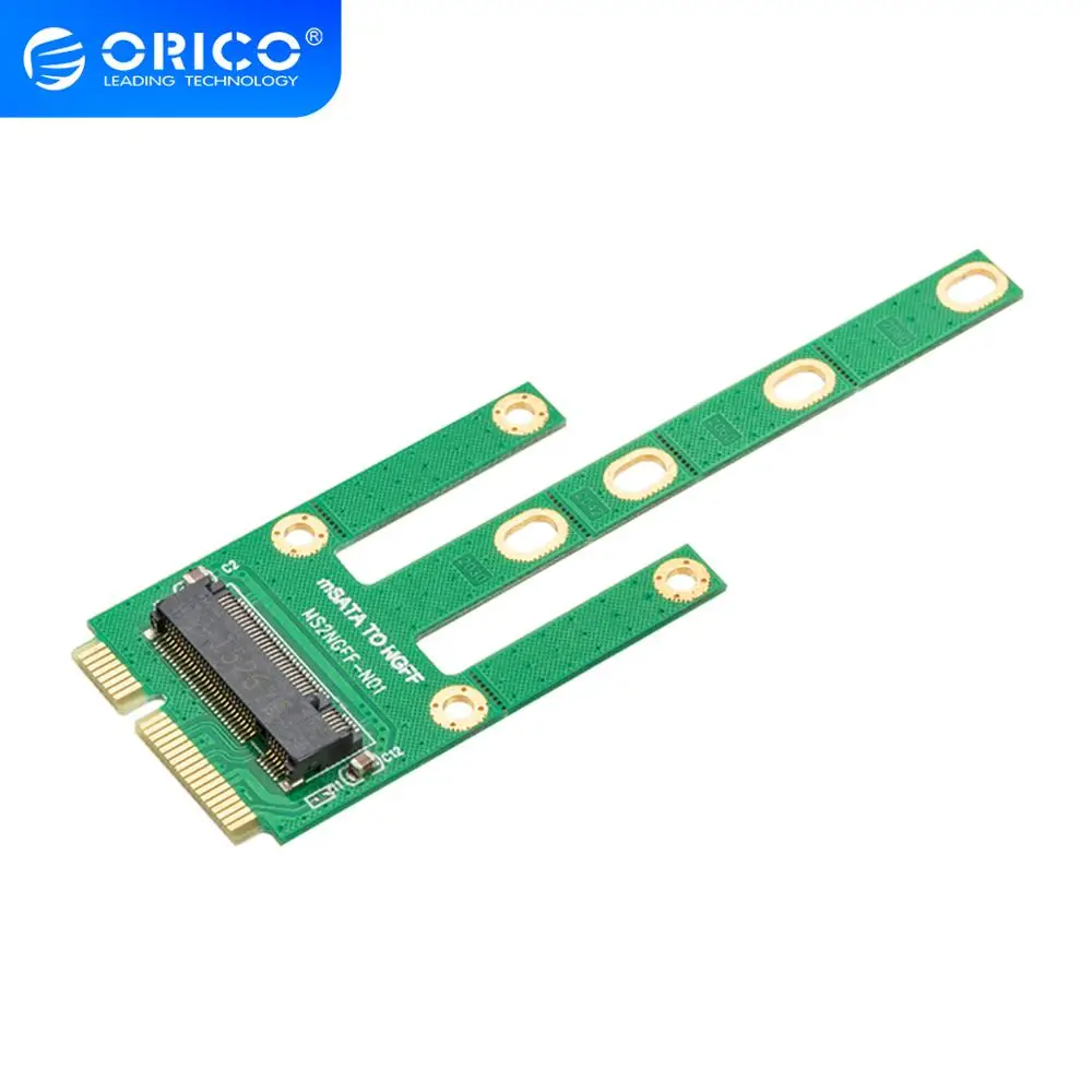 ORICO M.2 NGFF адаптер mSATA SATA3 Procotol для 2230/2242/2260 мм M2 SSD твердотельный жесткий диск |