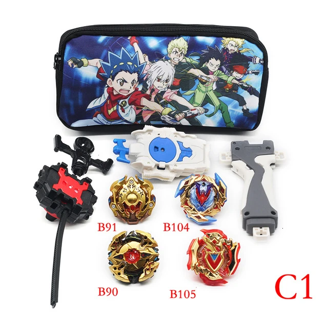 Beyblade Burst набор Beyblade металлический Fusion пусковой захват пакет Бог спиннинг Топы Bey Blade BladesToy B153 B1150 B143 - Цвет: C1