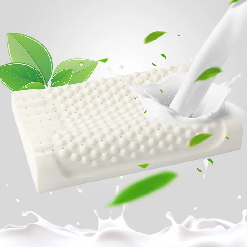 Pure Natural Latex Orthopedic Pillows Thailand Remedial Neck Sleep