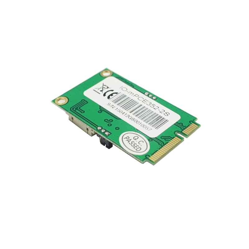 Мини PCI Express на 2 порта RS232 последовательная карта COM порт DB9 pin карты расширения EXAR