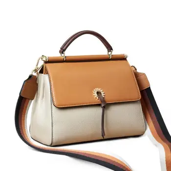 

Designer new leather handbags 2020 spring new head layer cowhide double-sided handbag shoulder messenger bag