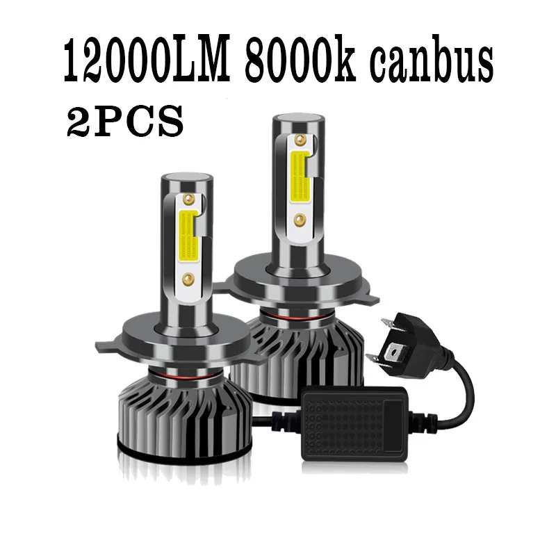 12000LM 8000k canbus ZTZPIE 4300K 6000K 8000K 12000LM 9005 H1 H4 светодиодный головной светильник H3 H7 H11 9006 Turbo светодиодных ламп супер яркий мини-размер автомобильный светильник 12V - Испускаемый цвет: 12000LM 8000k canbus