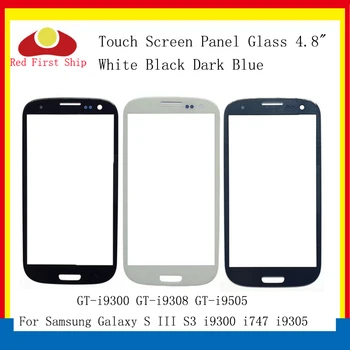 

10Pcs/lot Touch Screen For Samsung Galaxy S3 S III GT-I9300 I9300 i747 i9305 Touch Panel Front Outer S3 LCD Glass Lens