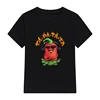 Children's 100% Cotton T Shirts Merch Edison Pepper "ТА-РА-ТА-ТА" Print Casual Family Clothing Set boy's & girl's Fashion Tops 2