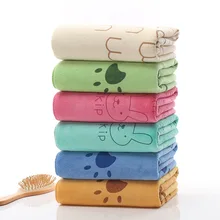 Производители оптовой продажи тончайшее волокно полиэстер и нейлон мягкое влагопоглощающее полотенце 70*140 мультфильм печатных пляжное полотенце