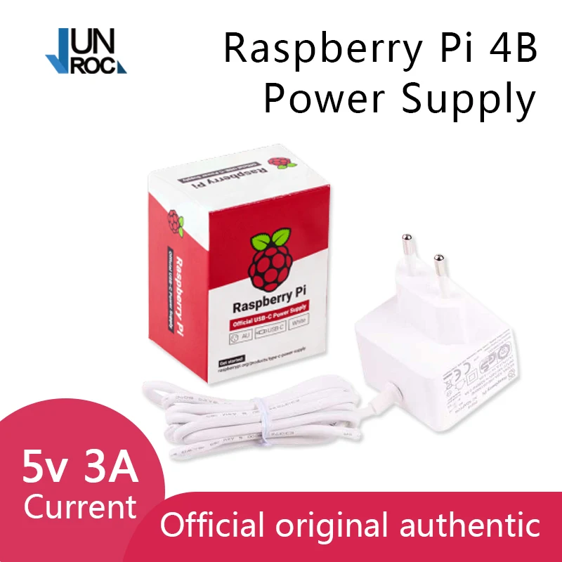 Raspberry Pi 15 3 Вт блок питания для 4 официальный и рекомендуемый использования в