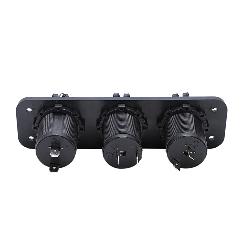 12V 3 Way водонепроницаемый автомобильный прикуриватель розетка сплиттер адаптер зарядное устройство