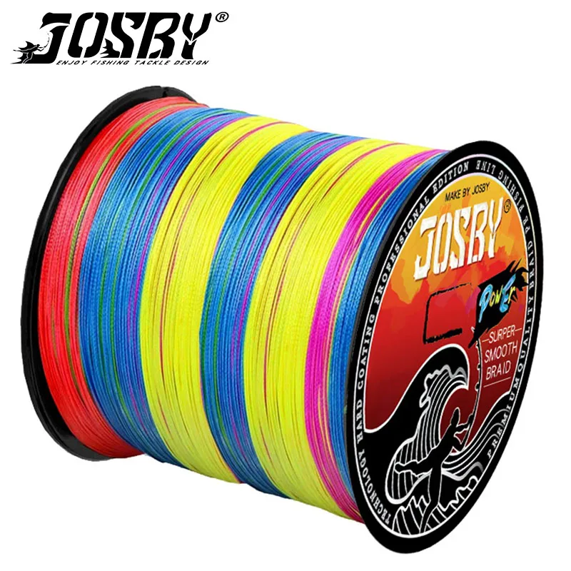 Плетеная японская рыболовная леска JOSBY 200 м 300 500 1000 100% | Спорт и развлечения