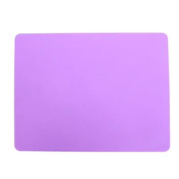 

Rectangle Silicone Nonslip Purple Mouse Pad Mat for Laptop