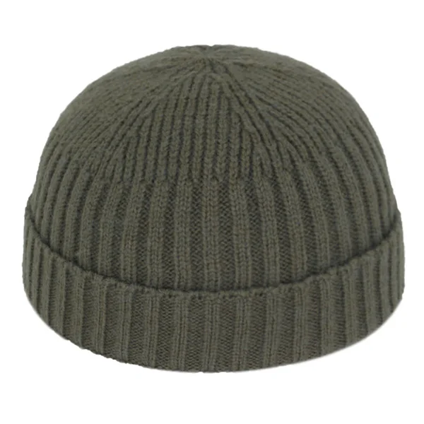 green Skullies Beanies мужские зимние шапки для женщин Docker шапка Gorras Bonnet Miki Череп Мужская шерстяная вязаная шапка женская зимняя шапочка-бини шапка - Цвет: green