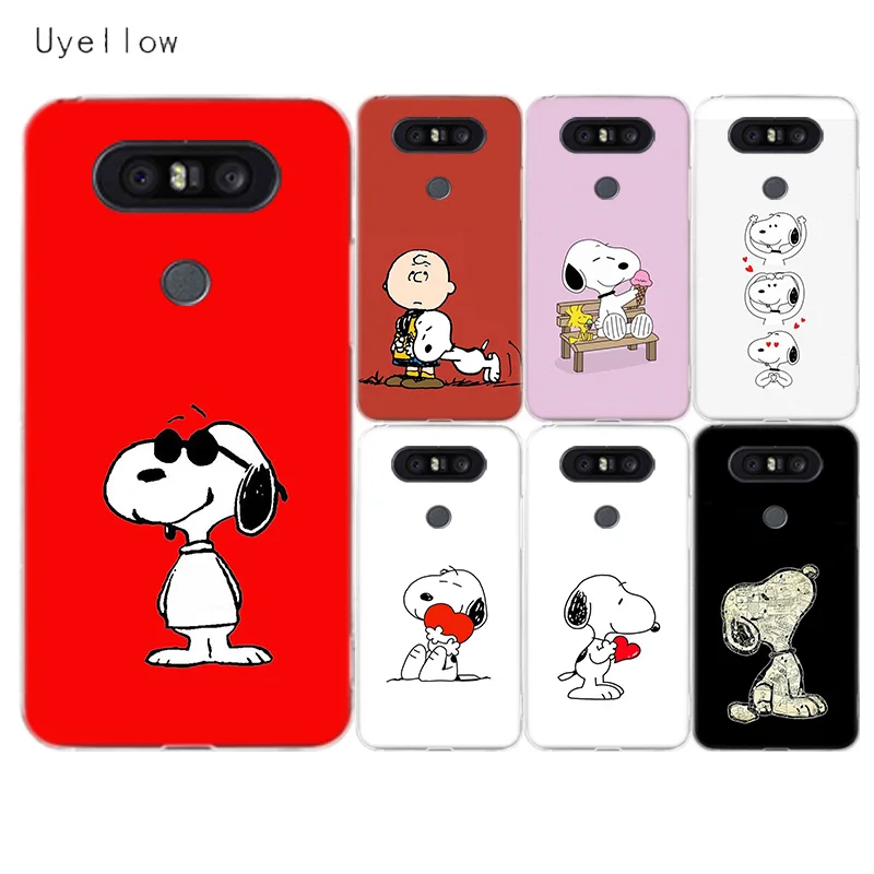 

Uyellow Cute Cartoon Snoopys Phone Case For LG G4 G5 G6 G7 G8 G8S V10 V20 V30 V30S V40 V50 Q6 Q7 Q8 Cover K8 K10 2018 2017 Coque