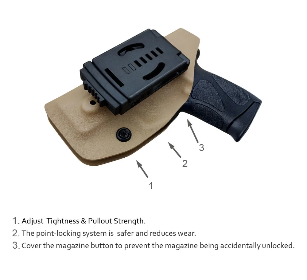 PoLe.Craft Kydex OWB Holster For Taurus G2C