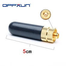 

OPPXUN Walkie Talkie Short Antenna SRH805S 5CM SMA-F Female VHF UHF Signal Enhance For 2 Way Radio Baofeng UV-5R BF-888S Kenwood