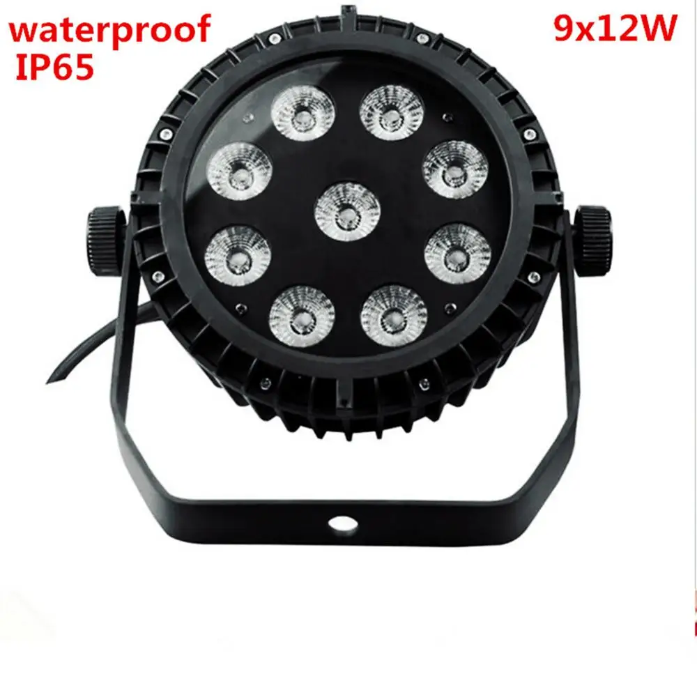 Светодиодное сценическое освещение IP65 водонепроницаемое светодиодное Par 9x12W RGBW