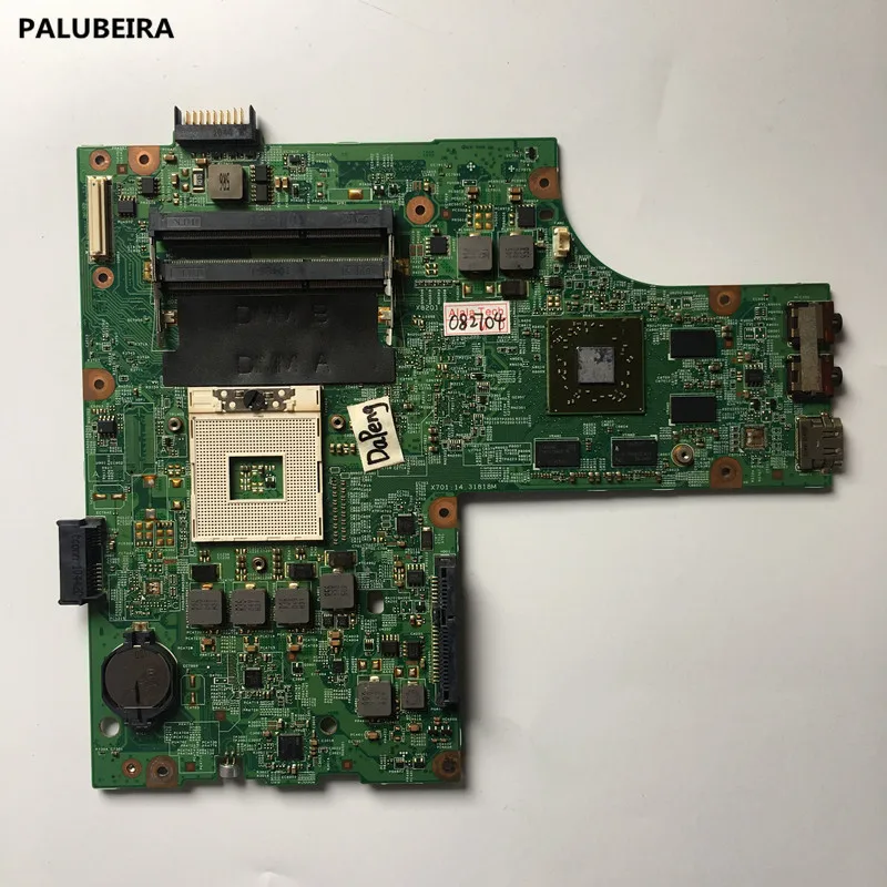 PALUBEIRA 9909-1 Материнская плата для DELL inspiron N5010 052F31 CN-052F31 09909-1 48.4HH01.011 HM57 с чипом видеокарты или