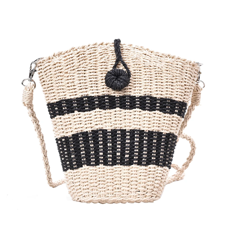

Hand-Woven Hollow Rattan Straw Shell Bag Summer Women Messenger Beach Bags Casual Travel Crossbody Bag