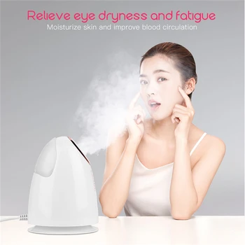 

120ml Warm Mist Facial Steamer Nano Face Mist Sprayer Skin Pore Open Deep Clean Face Moisturizer Humidifier Home Facial Spa 31