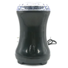 Мини-электрическая кофемолка для зерен, кофемолка для зерен, мельница для измельчения, инструмент Diy, домашняя мельница для порошка, черная вилка европейского стандарта