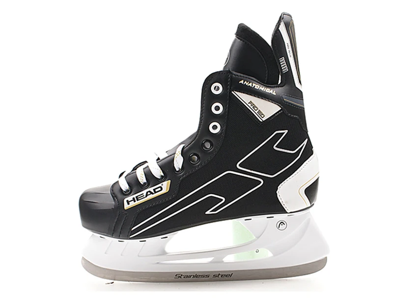 New Winter Adult Teenagers Kids Professional PU Thermal Warm Thicken Ice Hockey Skates Shoes With Ice Blade Comfortable Beginner