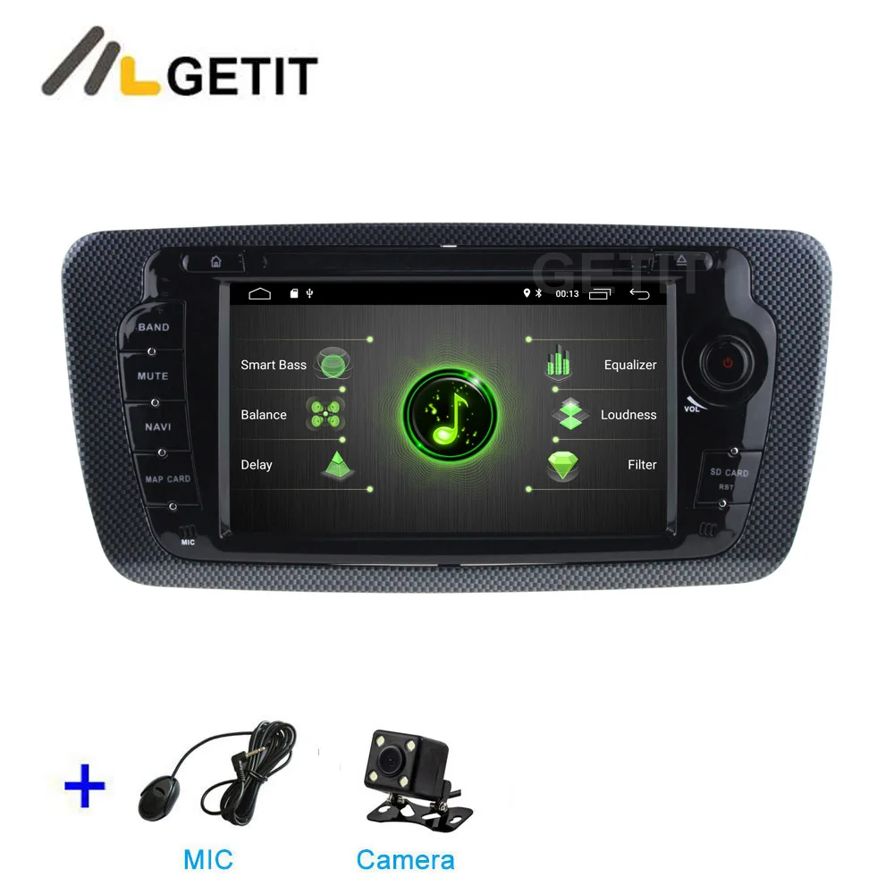 DSP 64G PX6 Android 9 Автомобильный DVD стерео радиоплеер gps для сиденья Ibiza с WiFi BT видео - Цвет: DSP 2G CAMERA