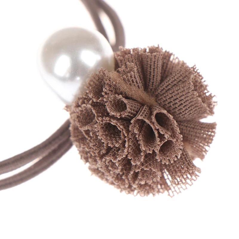 Hair Accessories Random 2 pieces Cute Little Girls' Pompom Hair Ties Ball Elastic Hair Band for kids Hair Ropes