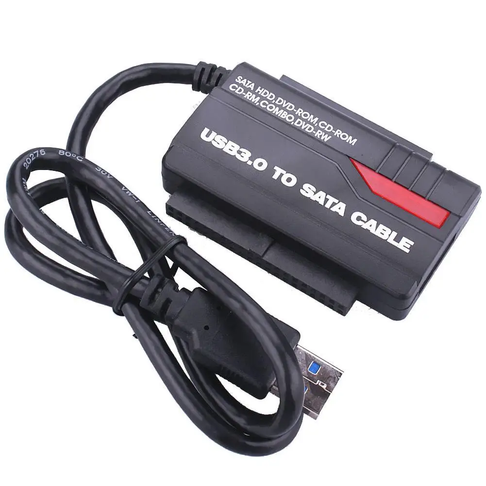 USB3.0/2.0 Fast Drive Line IDE+SATA Hard Adapter Card 2.5 Inch 3.5 Mobile Connection Cable HDD Reader Convert | Компьютеры и офис
