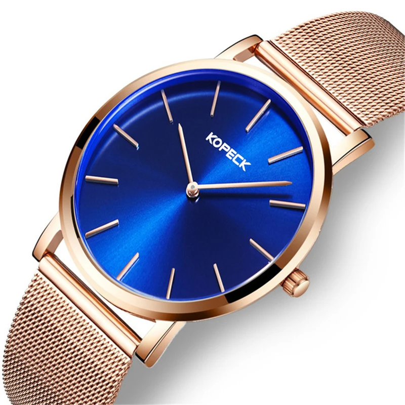 

Brand New ultra-thin 6 mm Couple Watch Quartz Women Watches all steel lovers Clock fashion luxury hot high quality Men's Watches