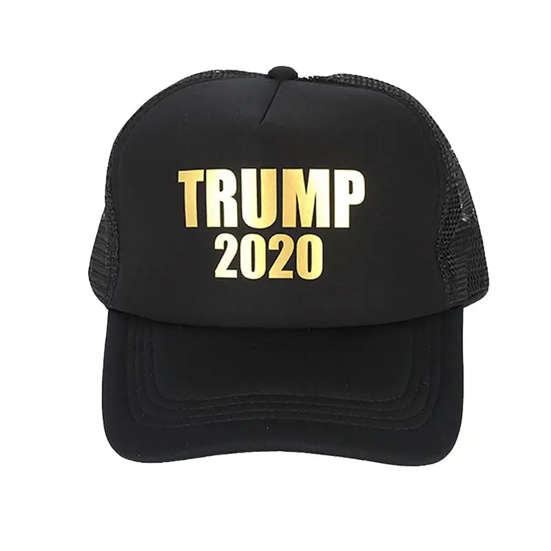 TRUMP Cap Letter Printed Mesh Outdoor Sports Peaked Hat Headwear Wear With Adjustable Back Closure American President Electio - Цвет: AJ