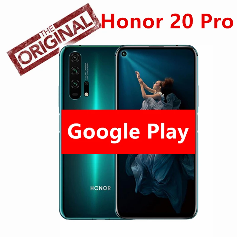 Смартфон Honor 20 Pro глобальной версии Kirin 980 Android 9 IPS экран 6 26 дюйма 2340X1080 8 гб озу 128 пзу