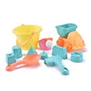 Children Beach Toys Sandbox Sand Set Toy  Beach Cube Sand Eco-Friendly Colorful Castle Bucket PCPVC Shovel Car Toys For Kids 1