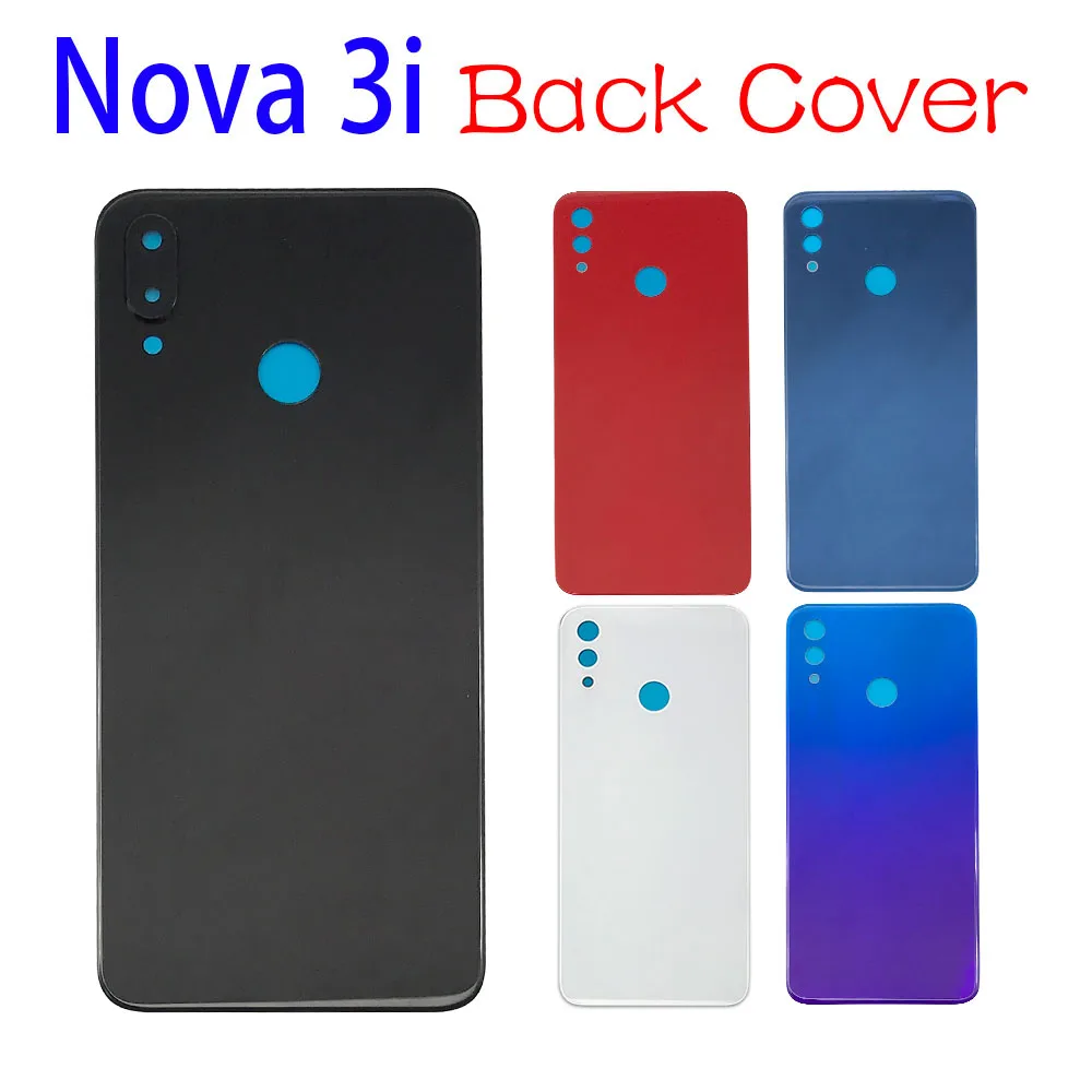 Задняя крышка батарейного отсека стеклянная панель Дверь чехол для Huawei Nova 3i