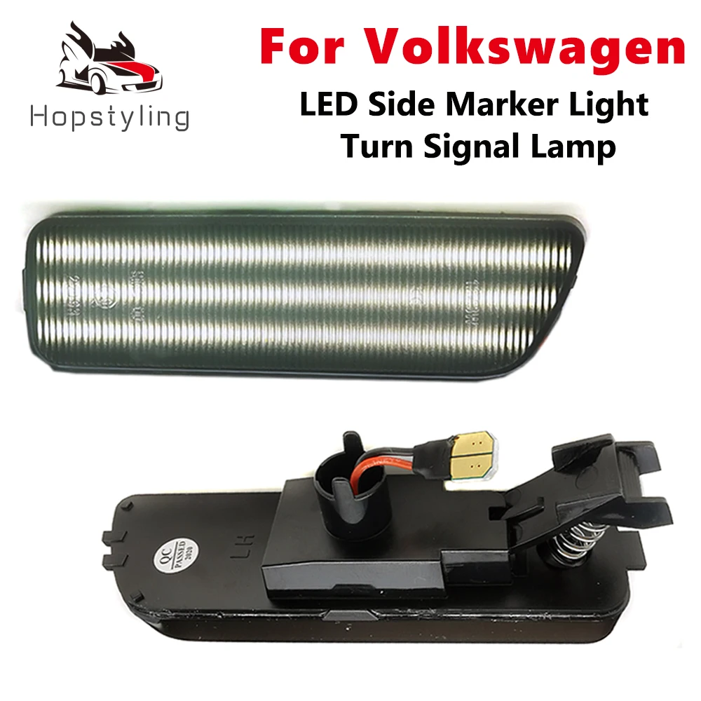 

2Pcs LED Side Marker Light Turn Signal Lamp Indicators For VW Jetta MK4 Golf MK4 GTI R32 Cabrio Rabbit Conv Bora MK4 Volkswagen