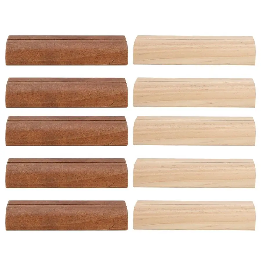 Праздничные украшения сделай сам 5 шт. деревянная визитная карточка стойка для