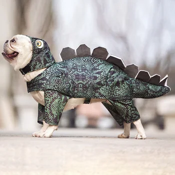 

Pet Clothes New Halloween Dinosaur costume Clothes Cat Dog Dinosaur Coat Clothes Jacket For Dog Cartoon Funny Outfit