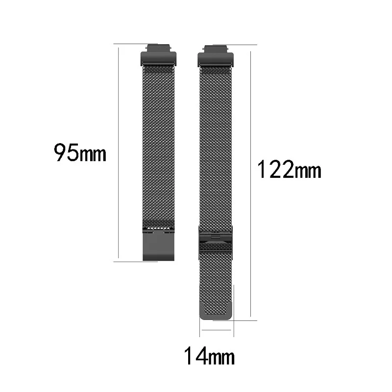 Essidi Миланский Браслет ремешок для Fitbit inspire HR ремешок из нержавеющей стали с пряжкой Для Fitbit inspire