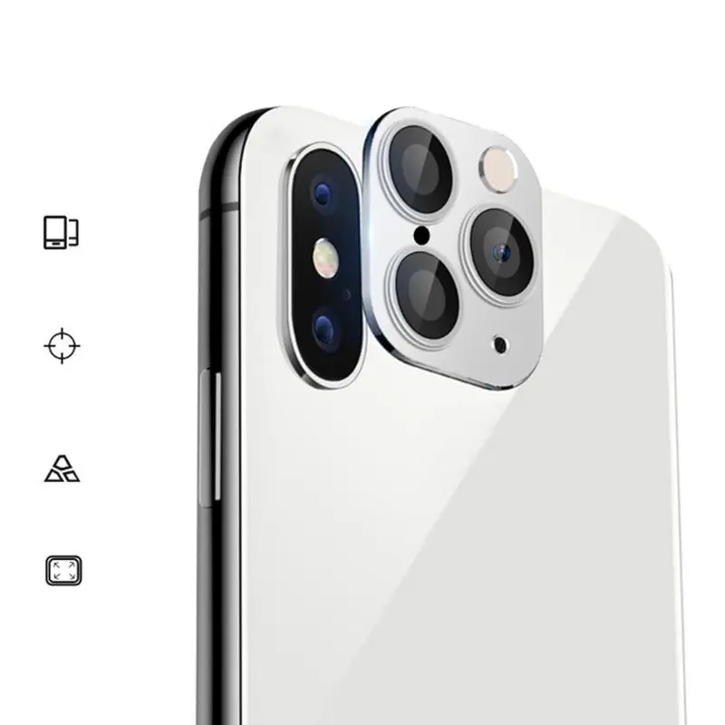 Камера наклейка на рассеиватель из титанового сплава Защитная пленка для iPhone X/XS/XSMAX Второе изменение 11 Pro Аксессуары