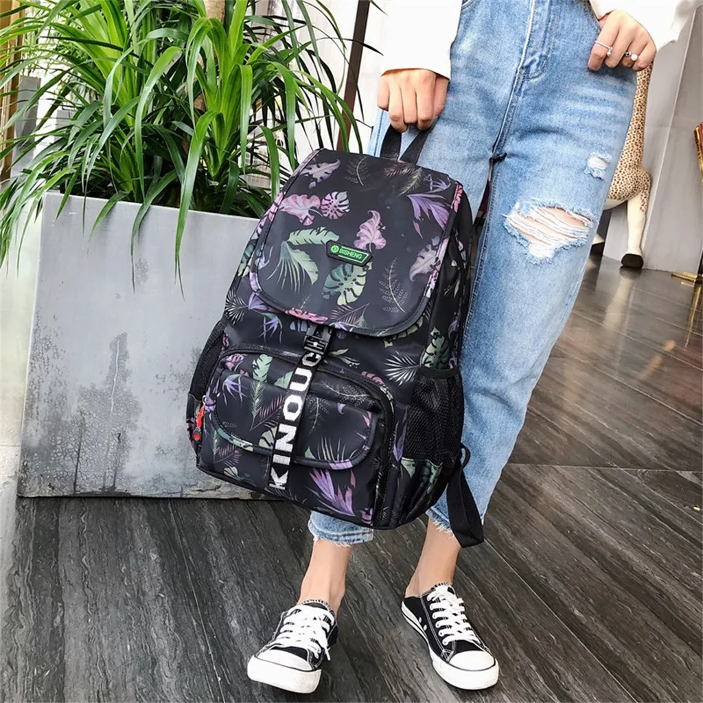 Aelicy Brand Anti-theft Nylon Backpack Female Brand Designer School Bag For Teenager Waterproof Travel Large Capacity Backpacks